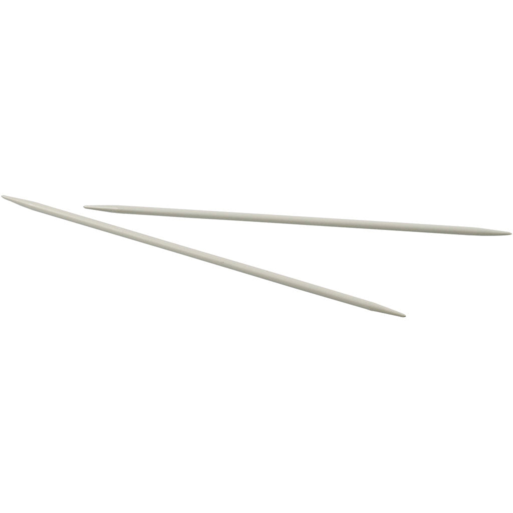 Knitting needles, L: 20 cm, size 4 mm