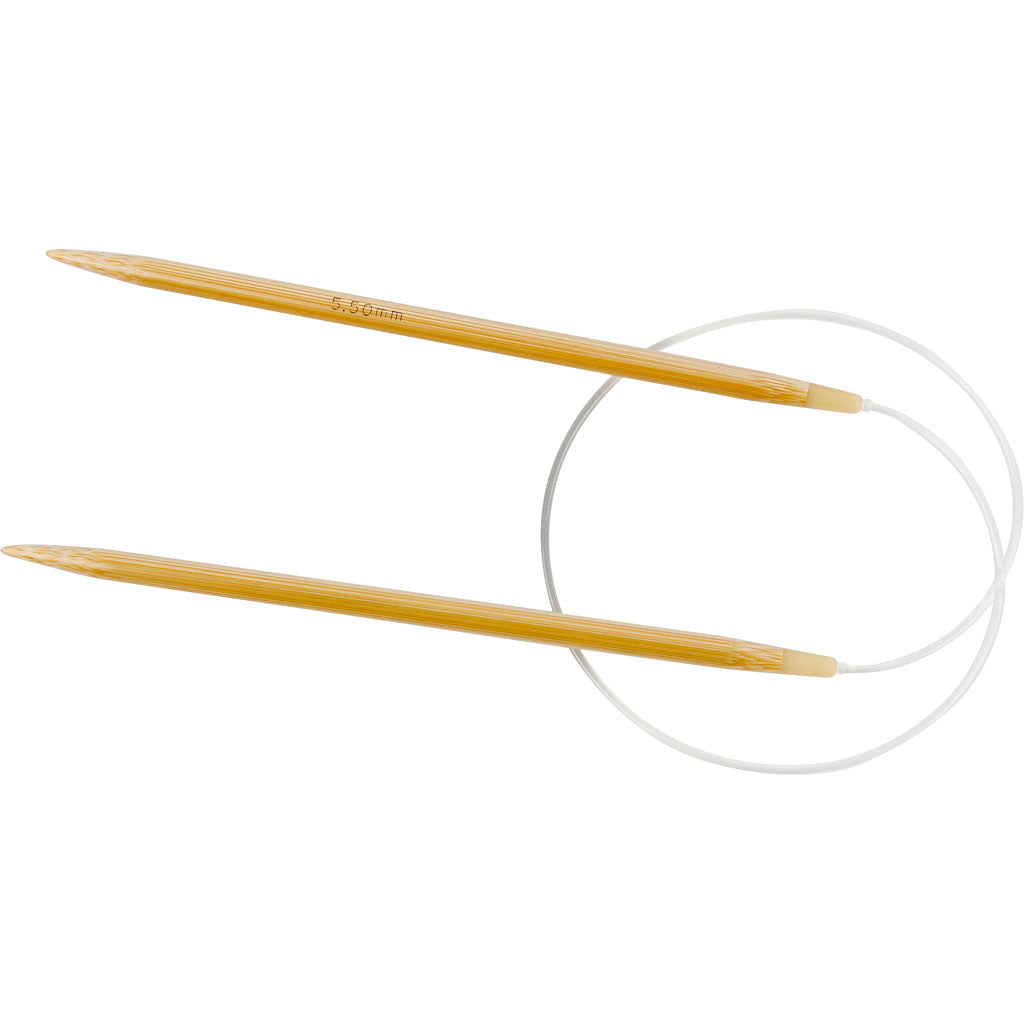 Circular Knitting Needle, L: 60 cm, size 5,5 mm