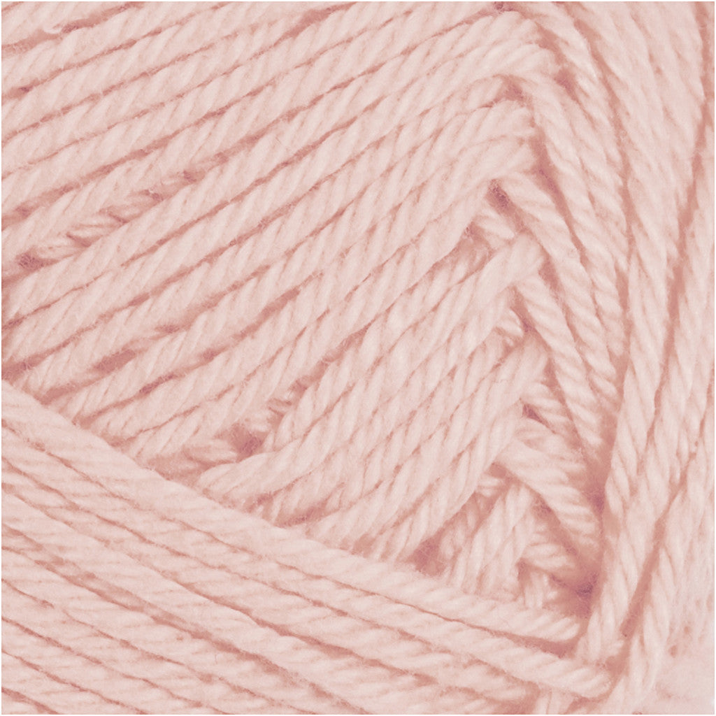 Filato di cotone, dim. 8/4, L: 170 M, usando ago 3-3,5, cipria, 50 g/ 1 gom. [HOB-431160]