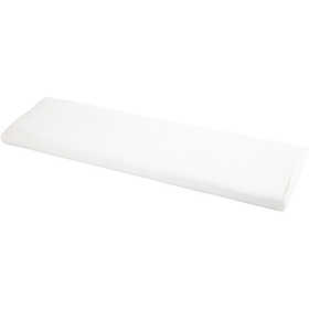 Stoffa, L: 145 cm, 140 g, bianco, 10 m/ 1 rot. [HOB-44080]