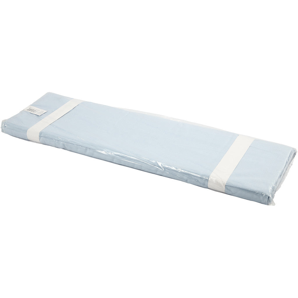 Stoffa, L: 145 cm, 140 g, azzurro, 10 m/ 1 rot. [HOB-44086]