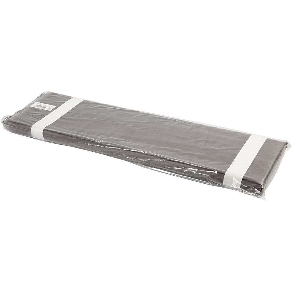 Stoffa, L: 145 cm, 140 g, grigio, 10 m/ 1 rot. [HOB-44093]