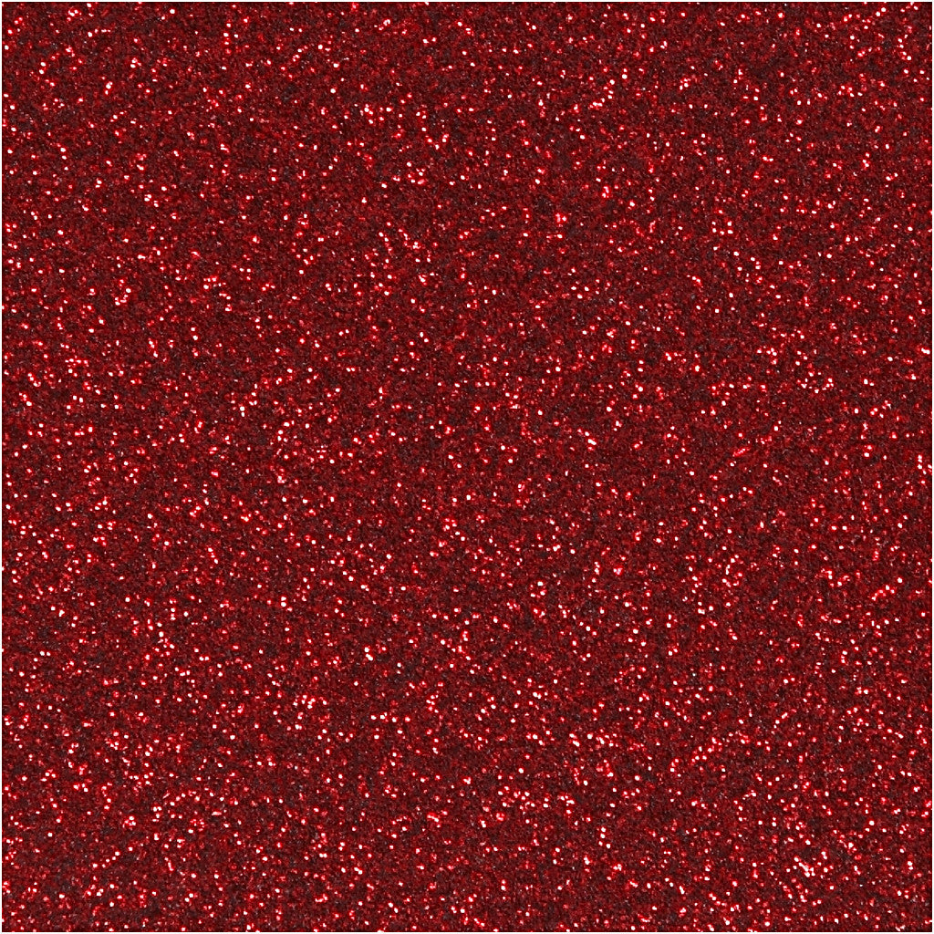 Pellicola da stirare, A5, foglio 148x210 mm, glitter, rosso, 1 fgl. [HOB-44331]