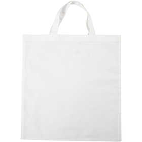 Shopping Bag, misura 38x42 cm, 130 g, bianco, 1 pz [HOB-445490]