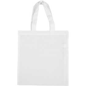 Borsa della Spesa, misura 28x30 cm, 130 g, bianco, 1 pz [HOB-44555]