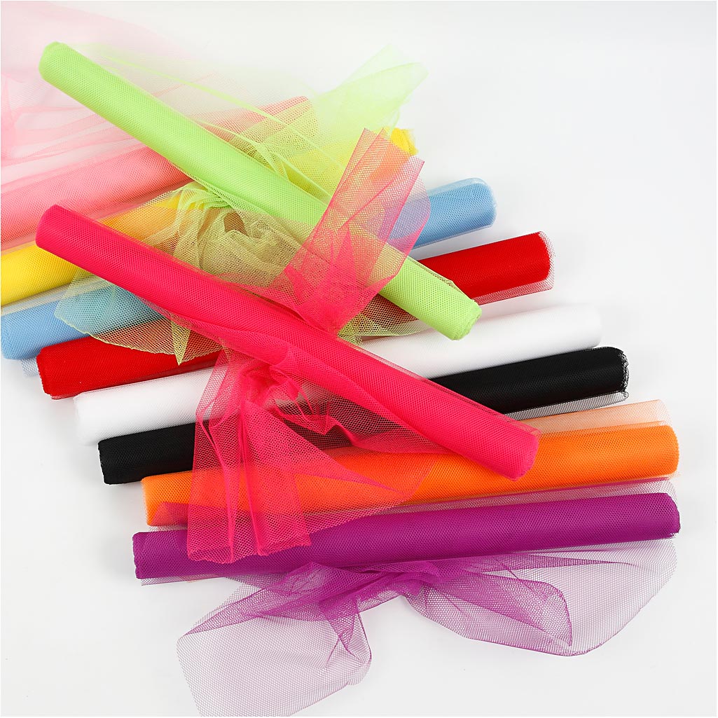 Tulle, L: 50 cm, 10x5 m/ 1 conf. [HOB-44610]