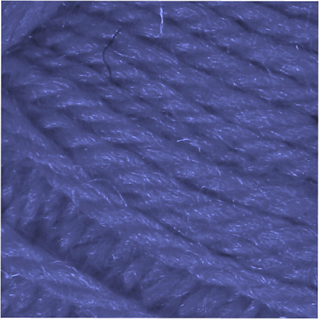 Filato di lana Melbourne, L: 92 M, blu, 50 g/ 1 gom. [HOB-44703]