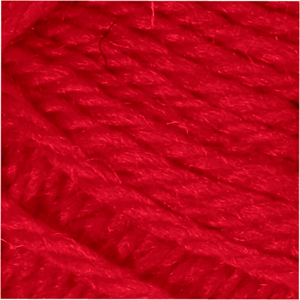 Filato di lana Melbourne, L: 92 M, rosso, 50 g/ 1 gom. [HOB-44716]