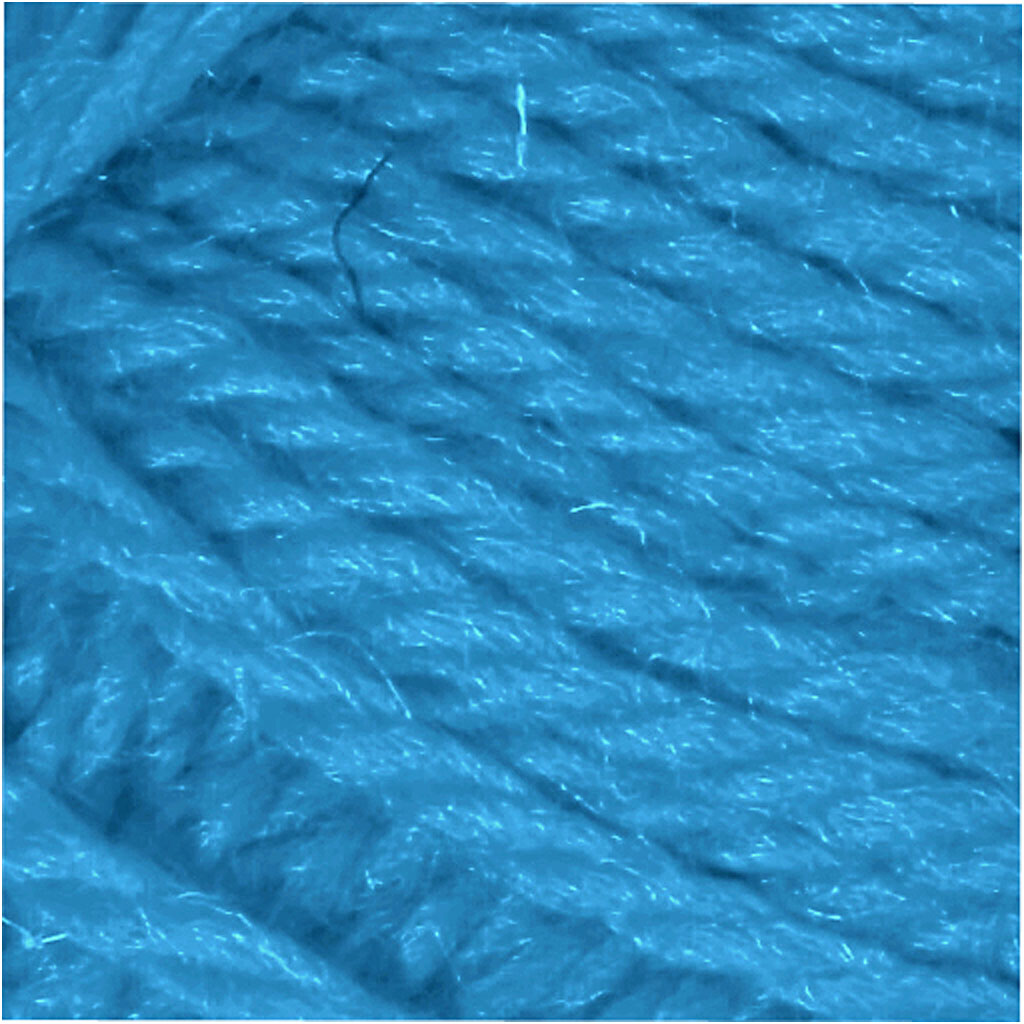 Filato di lana Melbourne, L: 92 M, azzurro, 50 g/ 1 gom. [HOB-44799]