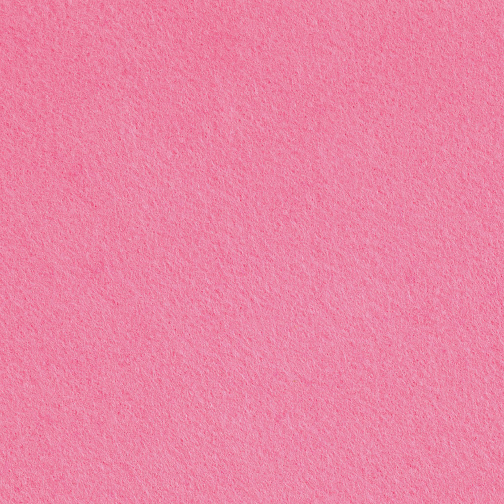 Feltro artigianale, L: 45 cm, spess. 1,5-2 mm, 180-200 g, rosa, 5 m/ 1 rot. [HOB-45010]
