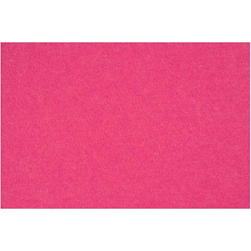 Craft Felt, sheet 42x60 cm, thickness 3 mm, pink, 1 sheet