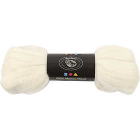 Lana Merino, spess. 21 my, avorio, 100 g/ 1 conf. [HOB-46010]