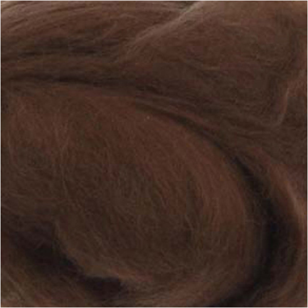 Lana Merino, spess. 21 my, marrone, 100 g/ 1 conf. [HOB-46024]