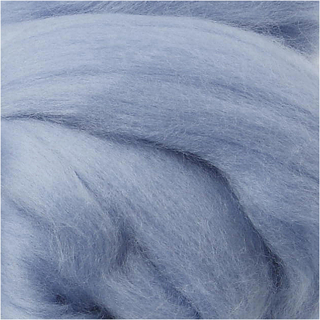 Lana Merino, spess. 21 my, blu ghiaccio, 100 g/ 1 conf. [HOB-46075]