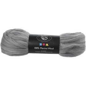 Lana Merino, spess. 21 my, grigio, 100 g/ 1 conf. [HOB-46084]