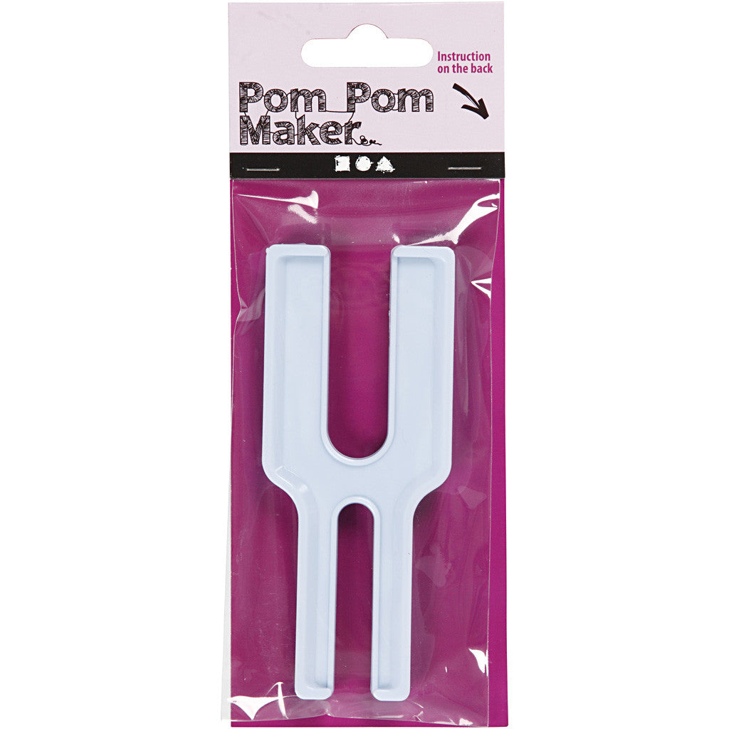 Utensile per creare pom-pom, L: 12 cm, L: 5 cm, 1 pz [HOB-46138]