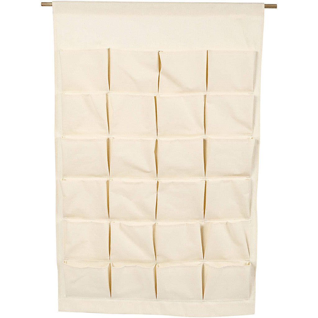 Organizzatore pensile, H: 93 cm, L: 60 cm, natural chiaro, 1 pz [HOB-49735]