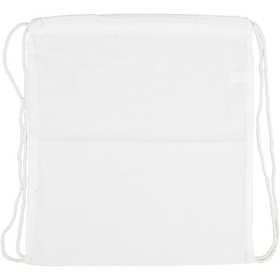 Borsa con Cordino, misura 37x41 cm, 130 g, bianco, 1 pz [HOB-498800]