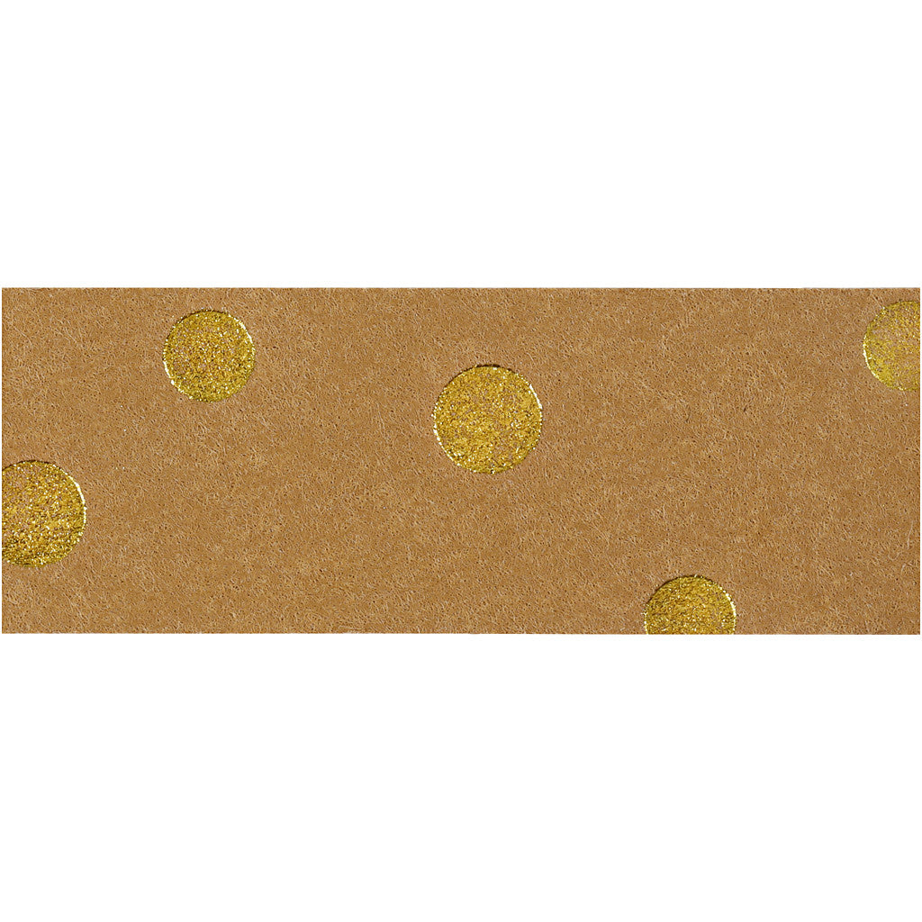 Strisce da intrecciare, L: 15 mm, spess. 0,55 mm, marrone chiaro, 9.50 m/ 1 rot. [HOB-498956]