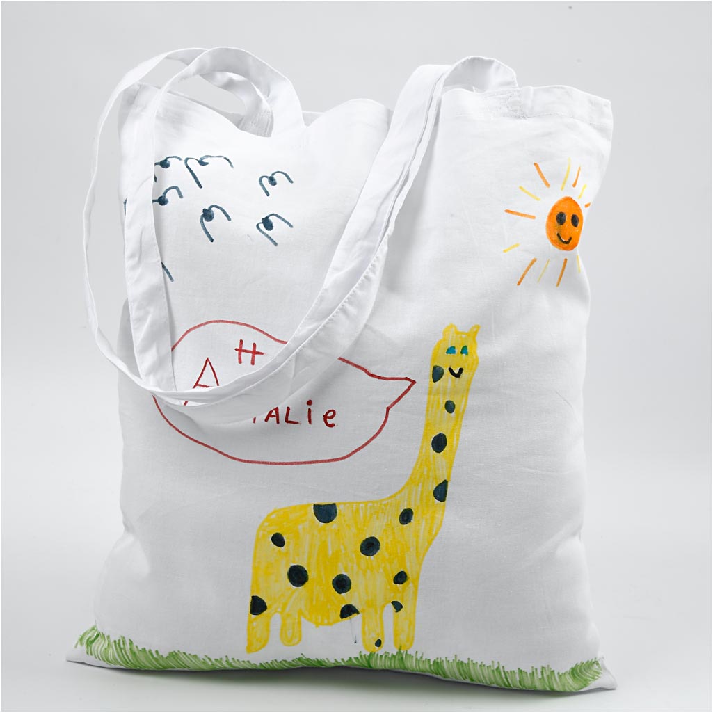 Borsa della Spesa, 135 g, bianco, natural chiaro, 2x10 pz/ 1 conf. [HOB-49923]