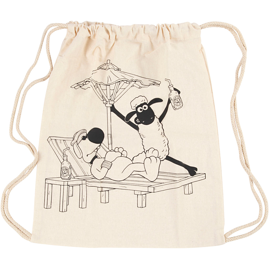 Zainetto con cordoncino, misura 37x40 cm, 1 pz [HOB-499654]