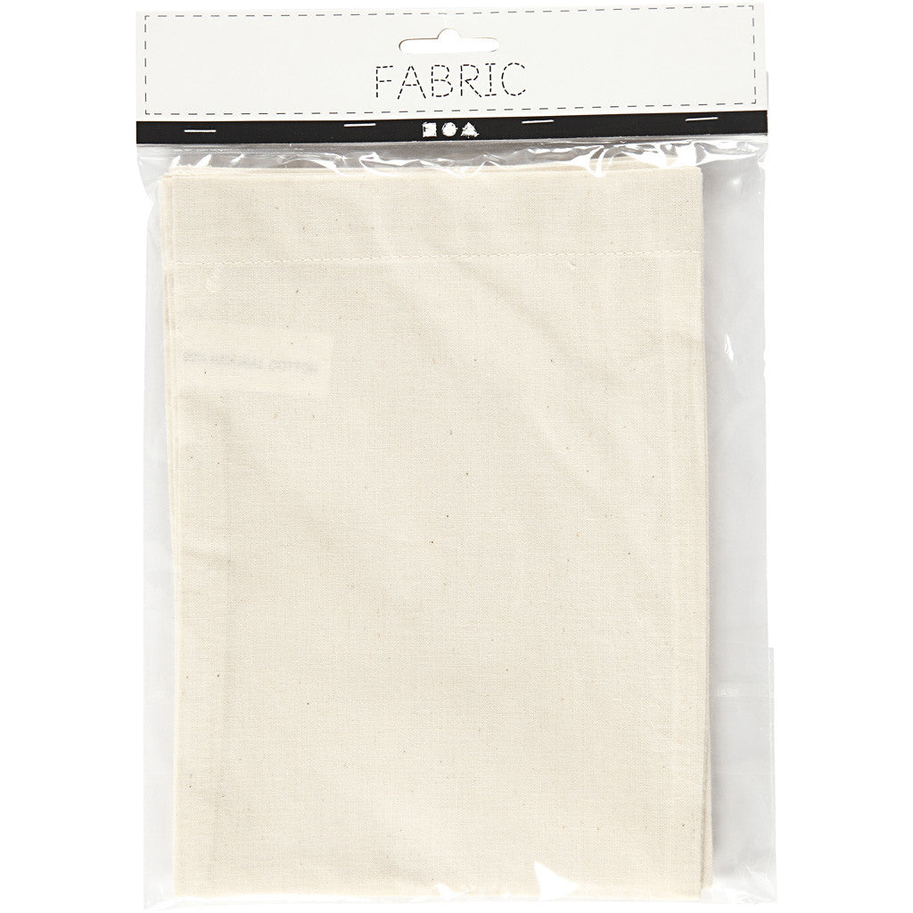 Sacchetto, misura 15x20 cm, 115 g, natural chiaro, 4 pz/ 1 conf. [HOB-499902]