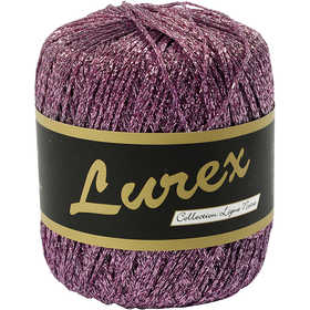 Filo in Lurex, L: 160 M, viola, 25 g/ 1 gom. [HOB-421470]