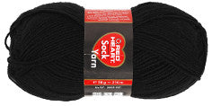 Filato Spesso Chunky in Lana/Acrilico, L: 15 M, misura mega, nero, 300 g/ 1 gom. [HOB-42163]
