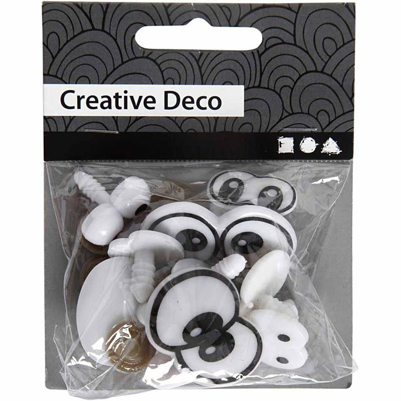 Occhi Divertenti, misura 2-3 cm, 9 asst./ 1 conf. [HOB-500960]