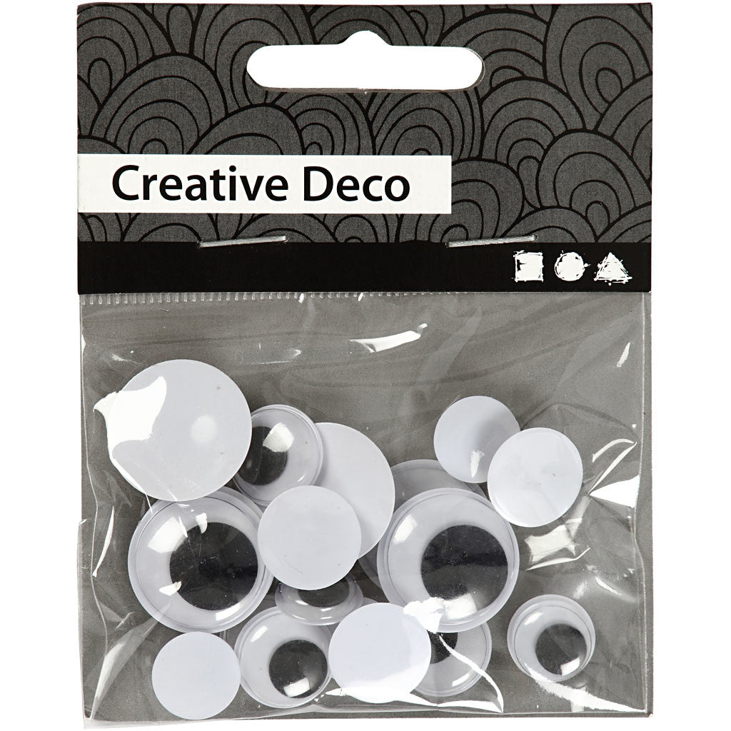 Occhi Mobili, non adesivo, diam 12+14+20 mm, 18 asst./ 1 conf. [HOB-50139]