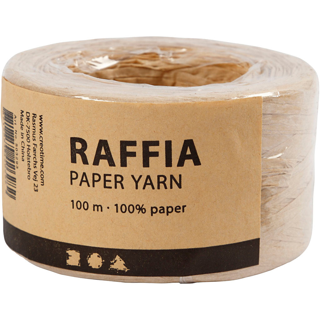 Filo di Radia di Carta, L: 7-8 mm, sand, 100 m/ 1 rot. [HOB-503293]