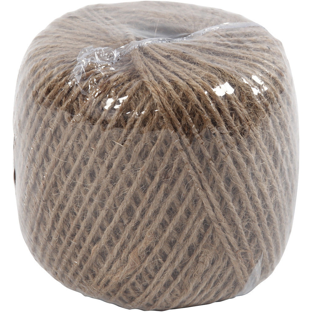 Spago naturale, spess. 2 mm, 180 m/ 1 rot. [HOB-50333]