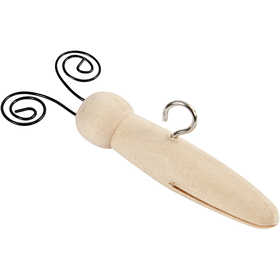 Corpo di farfalla, L: 5,5 cm, diam 15 mm, 5 pz/ 1 conf. [HOB-504571]