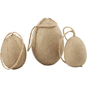 Uova, H: 3+4+5 cm, 6 pz/ 1 conf. [HOB-510423]