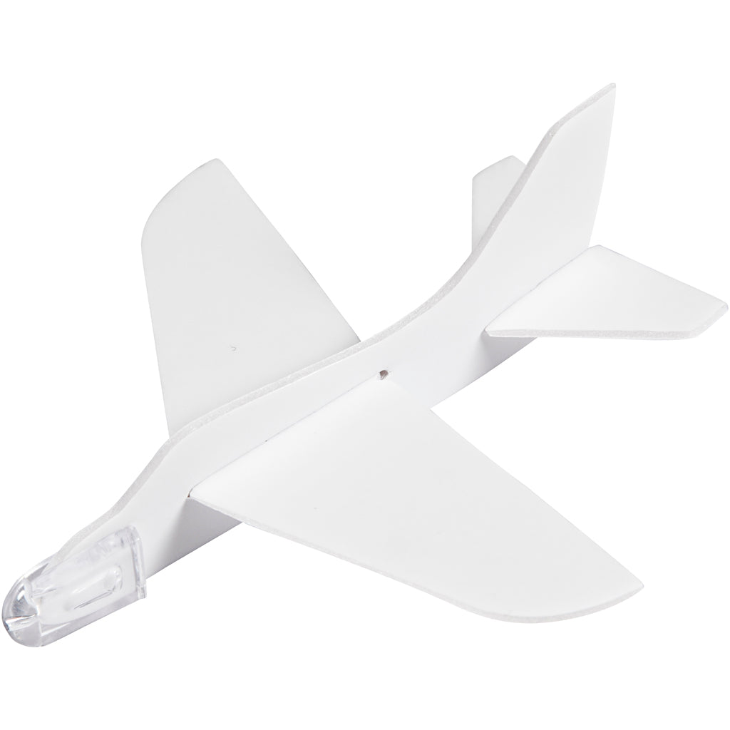 Aereoplani, L: 11,5-12,5 cm, L: 11-12 cm, bianco, 3 pz/ 1 conf. [HOB-51233]
