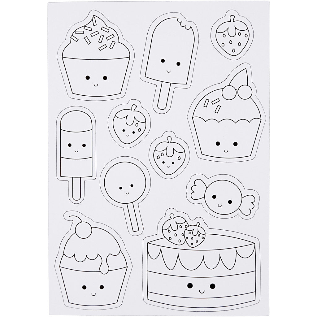 Magneti, Dolciumi, misura 14,85x21 cm, 1 fgl. [HOB-51237]