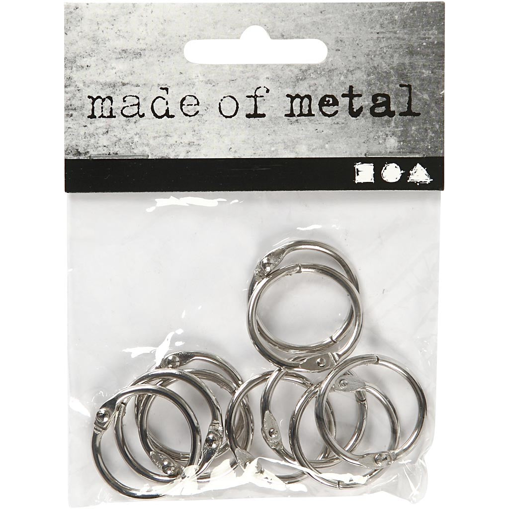 Anello per libri, diam 19 mm, spess. 2 mm, 10 pz/ 1 conf. [HOB-51240]