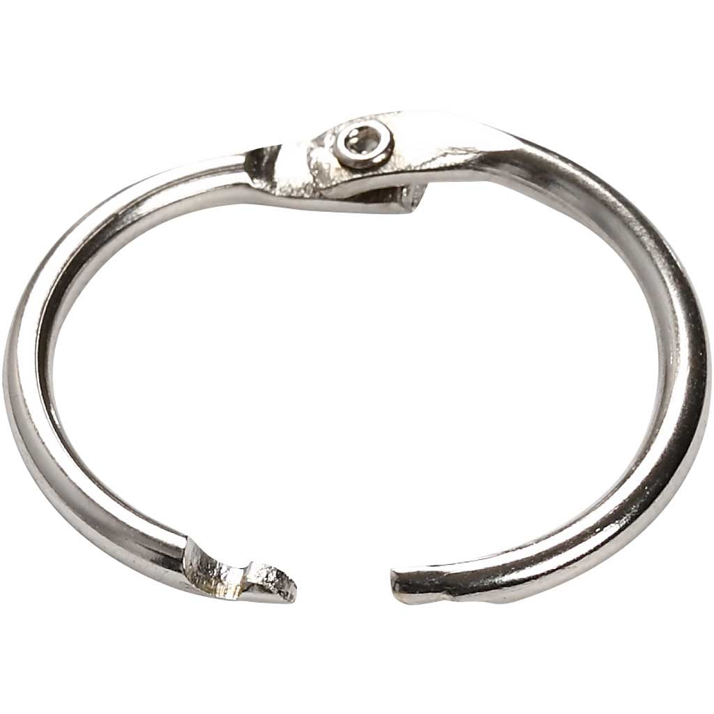 Anello per libri, diam 19 mm, spess. 2 mm, 10 pz/ 1 conf. [HOB-51240]