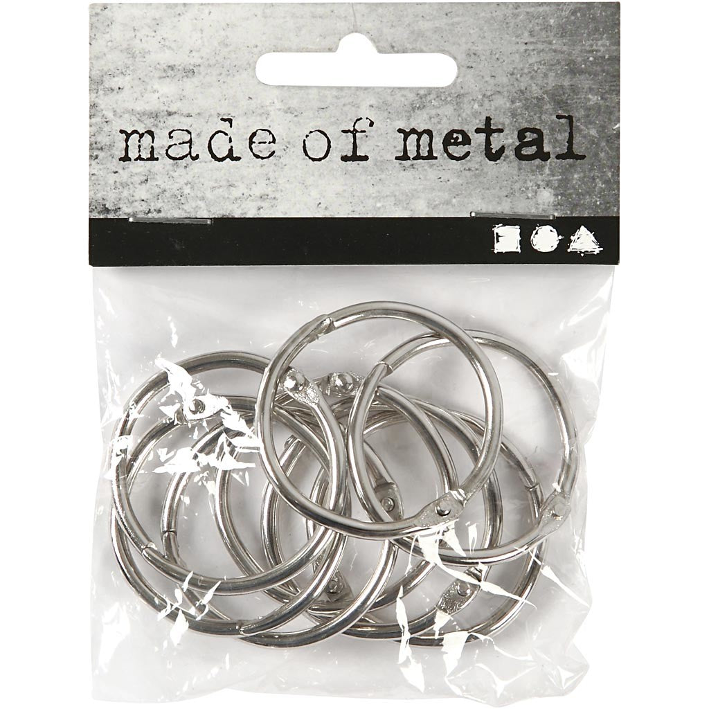 Anello per libri, diam 32 mm, spess. 2,7 mm, 8 pz/ 1 conf. [HOB-51242]