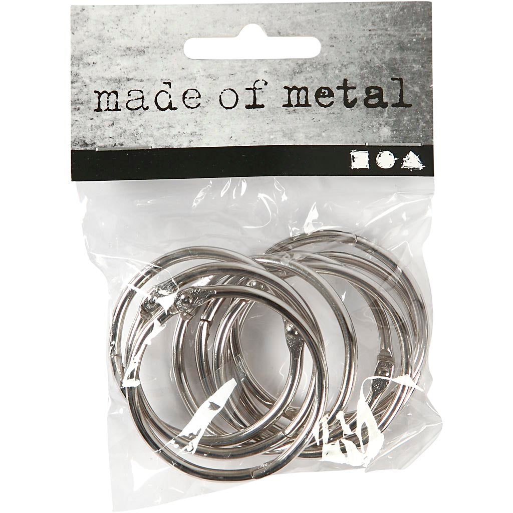 Anello per libri, diam 38 mm, spess. 3 mm, 8 pz/ 1 conf. [HOB-51243]