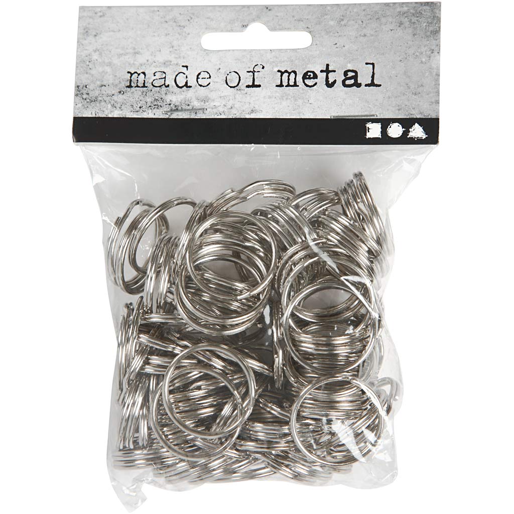 Portachiavi, diam 25 mm, 100 pz/ 1 conf. [HOB-51275]