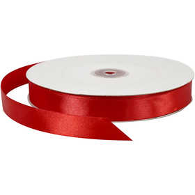 Nastro di raso, L: 20 mm, rosso, 100 m/ 1 rot. [HOB-51372]