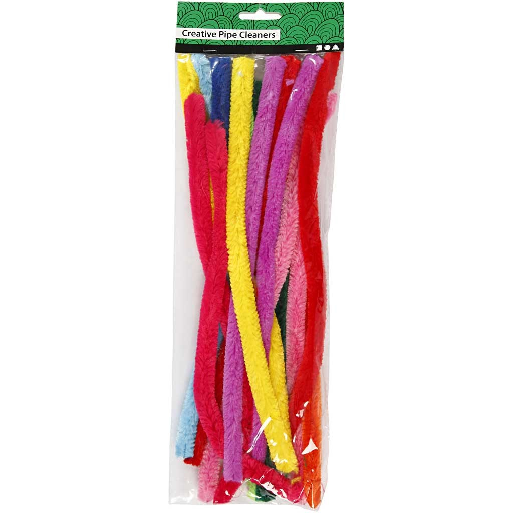 Ciniglia, L: 30 cm, spess. 15 mm, colori asst., 15 asst./ 1 conf. [HOB-51638]