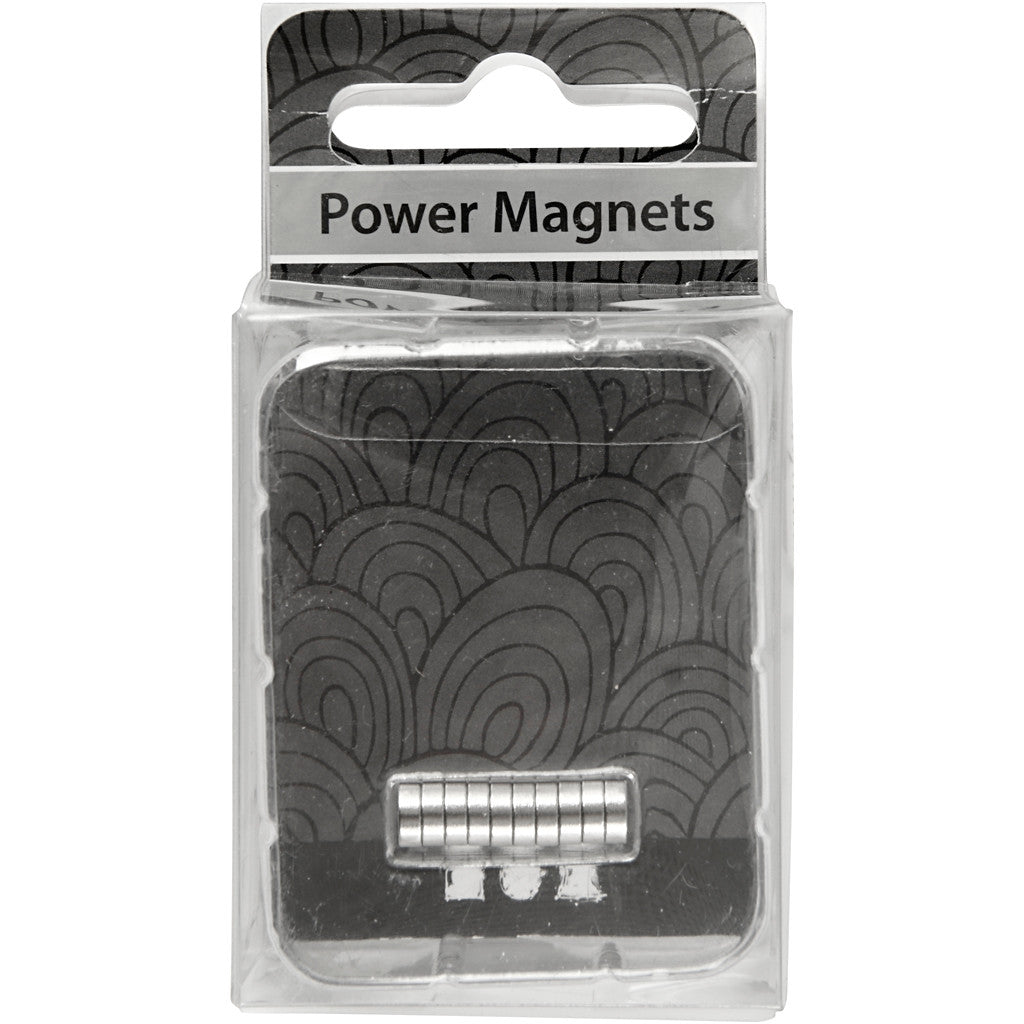 Magnete potente ”NdFeB” , diam 5 mm, spess. 2 mm, 10 pz/ 1 conf. [HOB-517911]