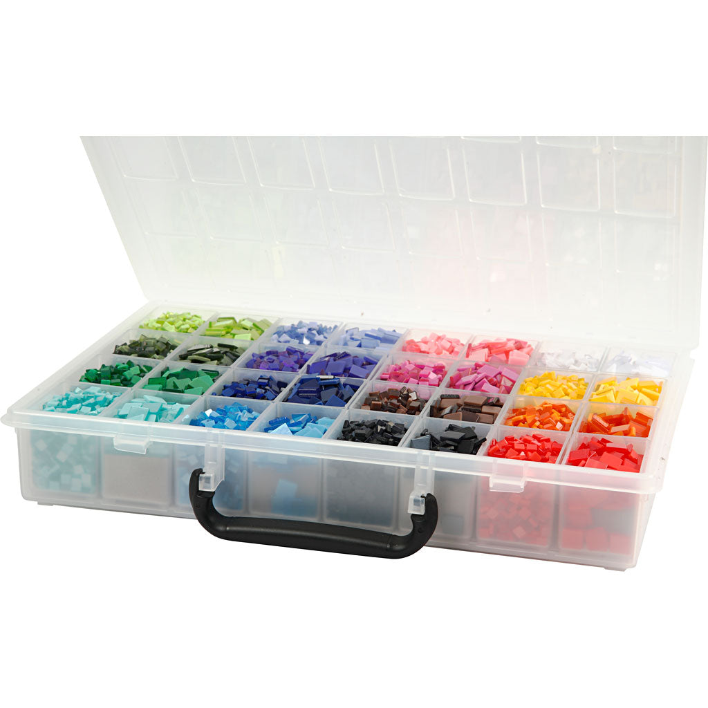 Mini mosaico, misura 5x5+10x10 mm, spess. 2 mm, 32x25 g/ 1 conf. [HOB-51922]