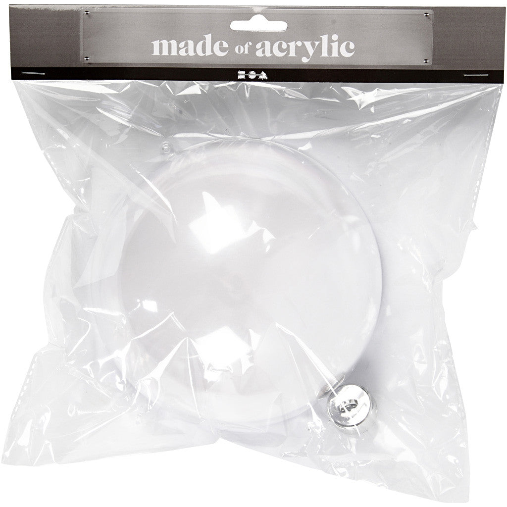 Pallina da decorare, diam 15,6 cm, transparent, 1 pz [HOB-52119]