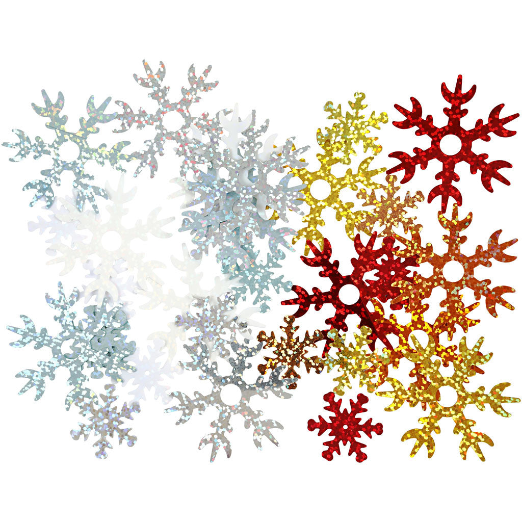 Lustrini , misura 25+45 mm, colori asst., 250 g/ 1 conf. [HOB-52181]