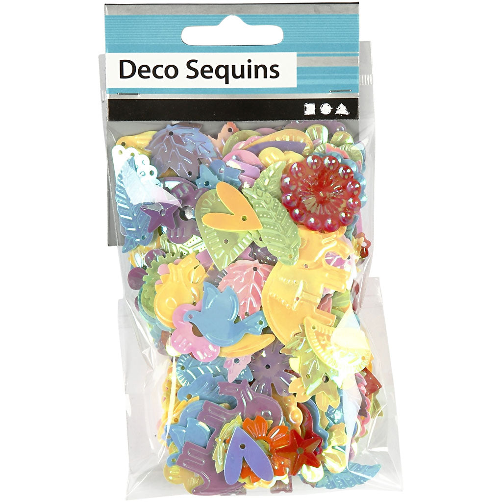 Lustrini, misura 15-45 mm, colori perlati, 30 g/ 1 conf. [HOB-522520]