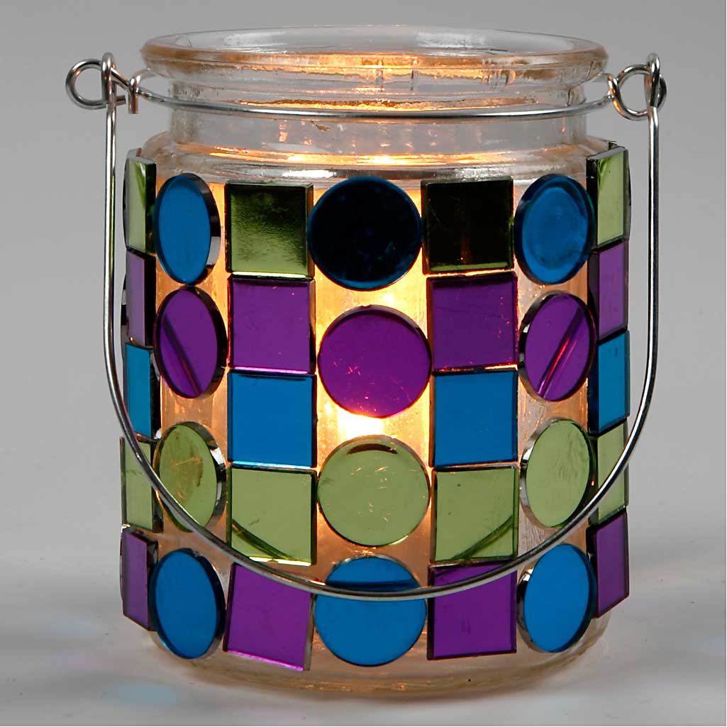 Tessere a specchio per mosaico, misura 15 mm, spess. 2 mm, 300 pz/ 1 conf. [HOB-52300]