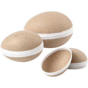 Uova a due pezzi, L: 12+15+18 cm, 3 pz/ 1 conf. [HOB-54174]